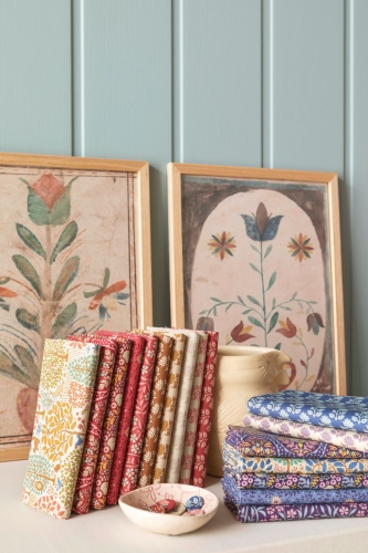 Tilda Patchwork Stoff Baumwolle - Sanctuary - Cottonfield Ochre